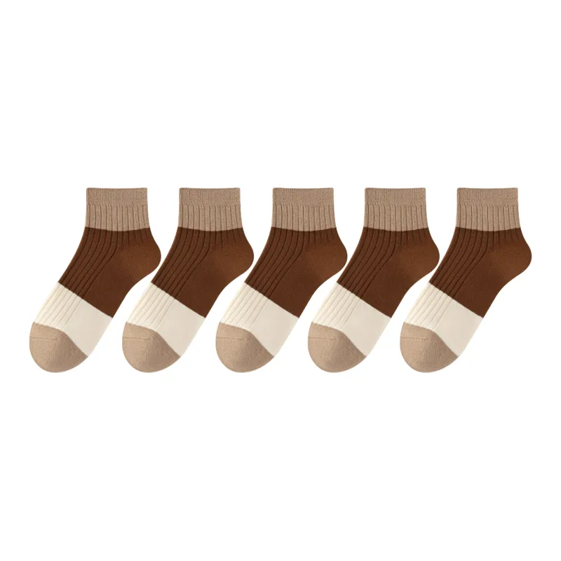 XXLLG Short Socks Women's 5 Pack-12