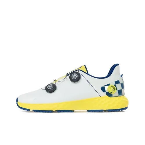 GFORE Golf Shoes Men Low-Top White/Yellow