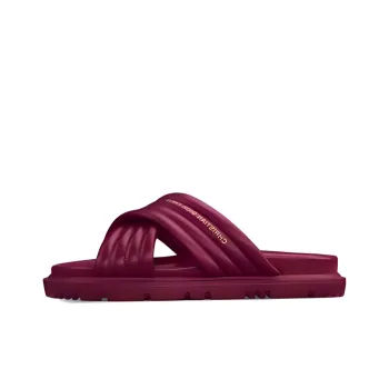DIOR Odor-Resistant Slide Slippers Women's Dark Purple Red