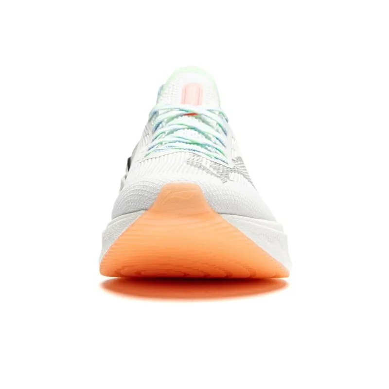 LiNing YueYing 3.0 Pro Cushioning Anti-Slip And Wear-Resistant Rebound Low-Top Running Shoes Men's White Green-3