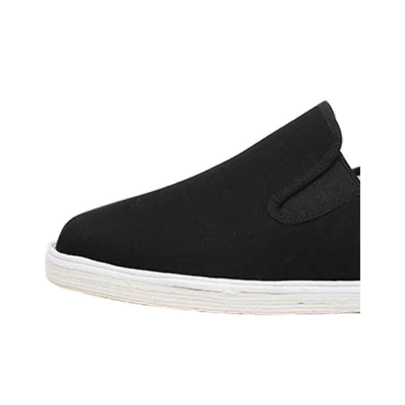 Old Meihua Casual Fabric Shoes Men's Black-2