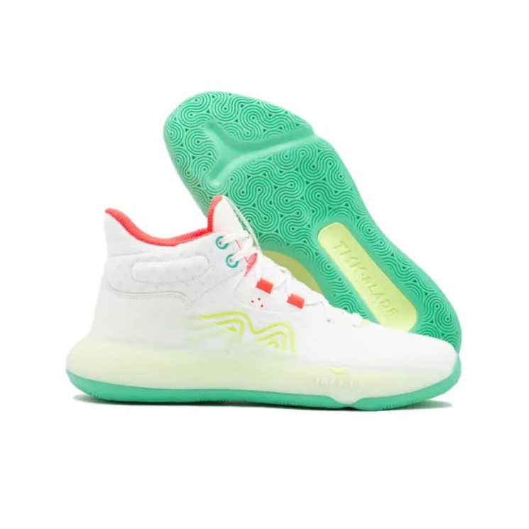 DECATHLON SE 500 Basketball Shoes Men Mid Top White Green POIZON