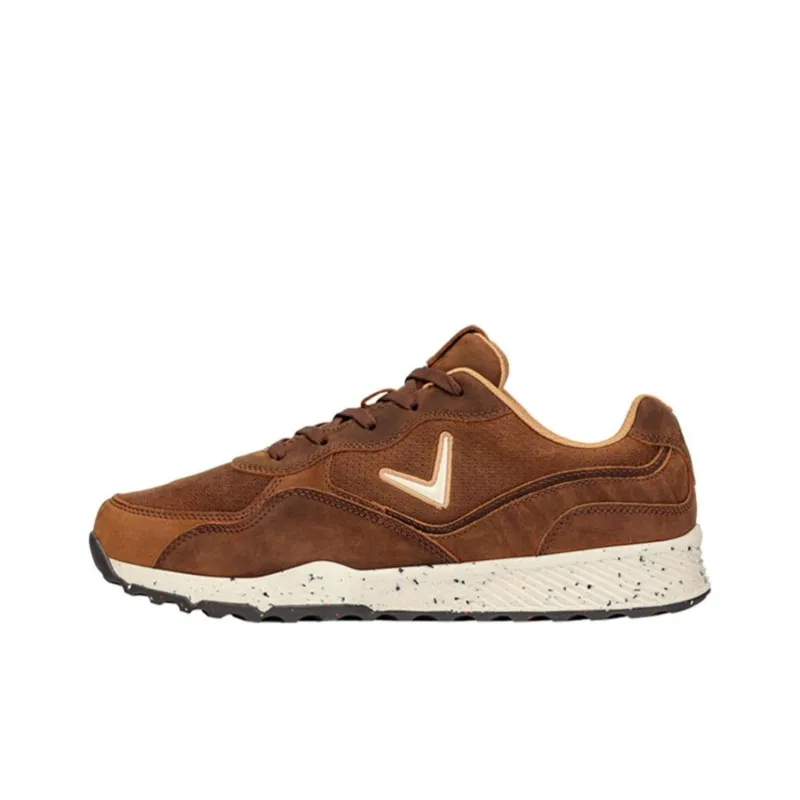 Callaway Cushioning Slip Resistant Low Top Golf Shoes Men's Brown-0