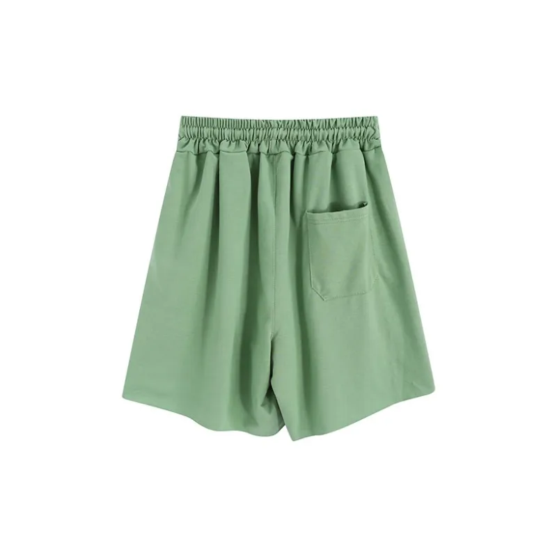 Garbege Casual Shorts Women's Green-1