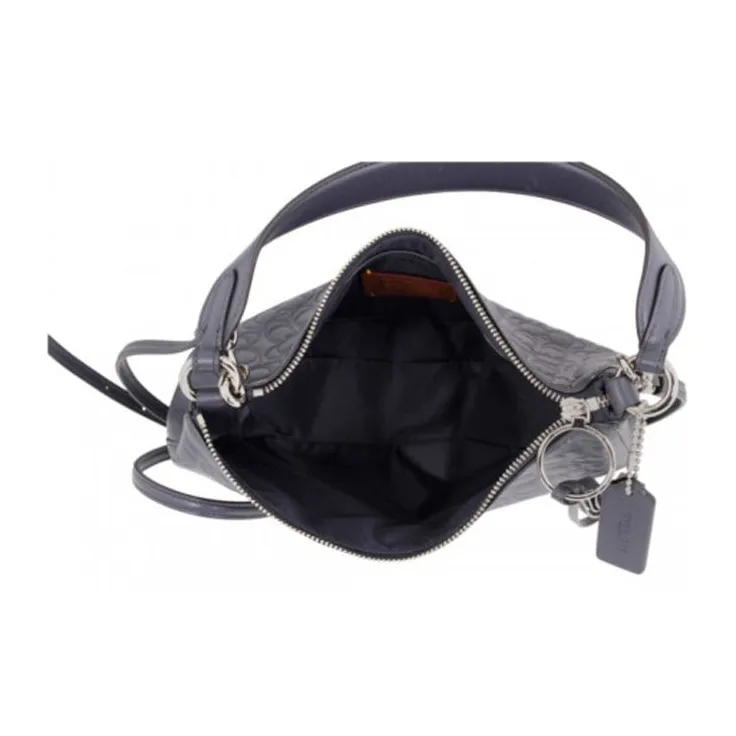COACH Sutton Leather Handbag Shoulder Bag Crossbody Bag Shoulder Bag Women's Dark Blue-3