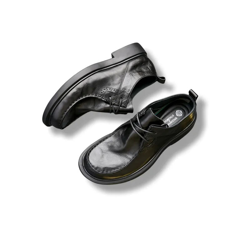 Brounvanm Casual Shoes Men's Black-4