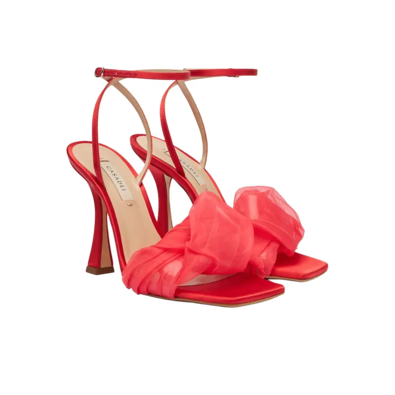 Casadei Geraldine Helen Satin Sandals-2