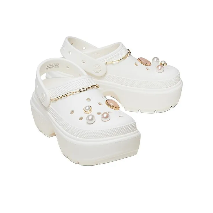 Crocs Clogs 5.5cm Women's White-2