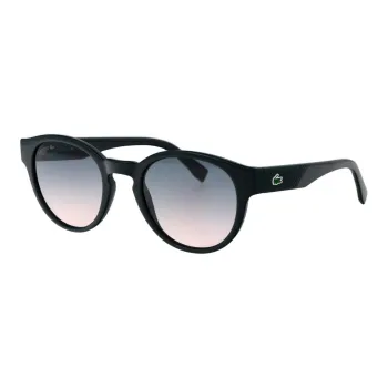 LACOSTE Acetate Cat Eye Sunglasses Men's Black