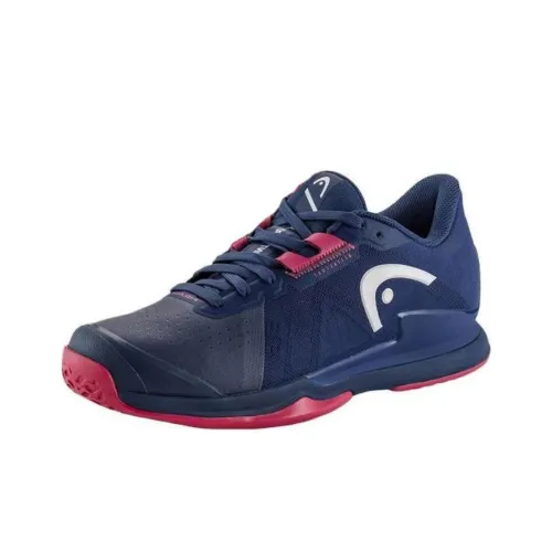 HEAD Tennis Shoes Women's Low-Top Dark Blue/Red