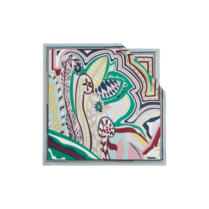 WENSLI Silk Scarves Women's-0