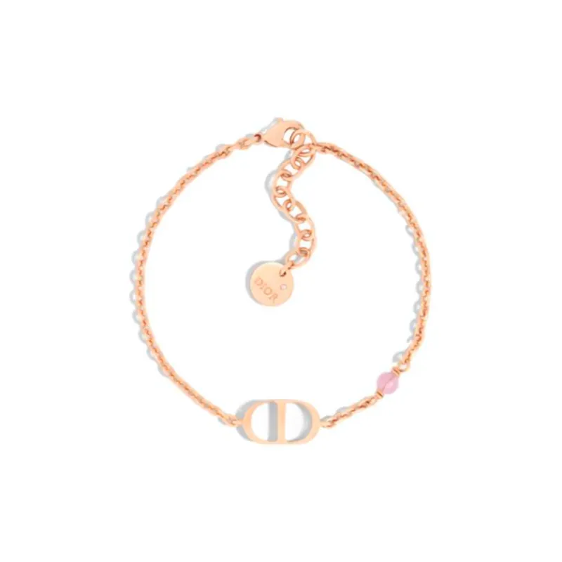 DIOR Metal, Resin Pearl Bracelets Women's Rose Gold-0