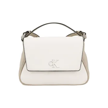 CALVIN KLEIN Synthetic Material Crossbody Handbags Women's Ivory