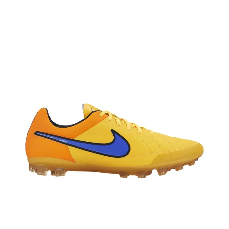 Nike Tiempo Legend 5 AG Artificial Ground Breathable And Lightweight Soccer Shoes Men's Orange-1