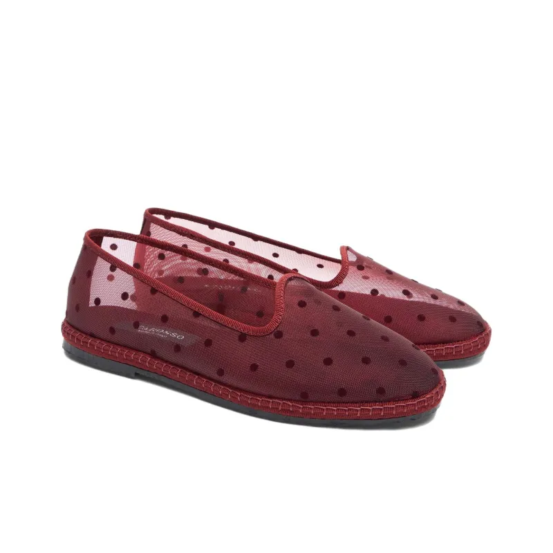 SCAROSSO Valentina Mesh Ballerina Shoes Women's-2