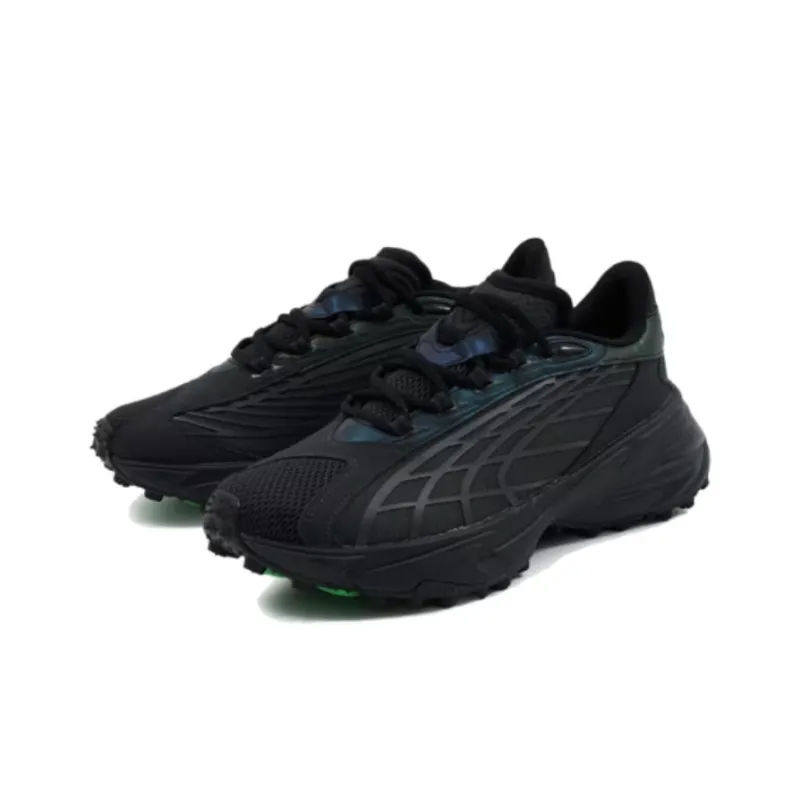 PUMA Spire Case Study Cushioning Anti Slip And Wear Resistant Low Top Casual Shoes Men's Black-2