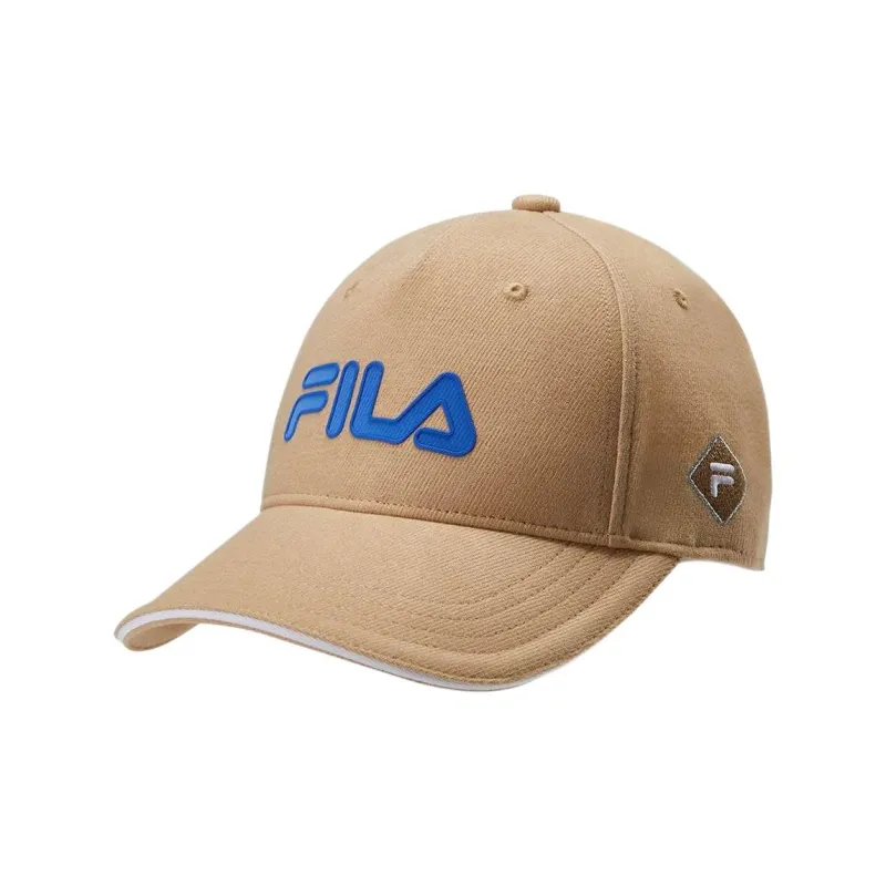 FILA Spandex Polyester Cotton Baseball Caps Kids' Khaki-0