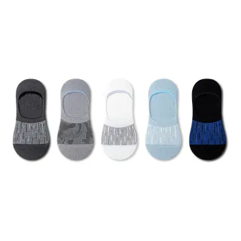 Taste The Color No Show Socks Unisex 5 Pack