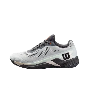 Wilson Rush Pro Low Top Tennis Shoes Men's Gray