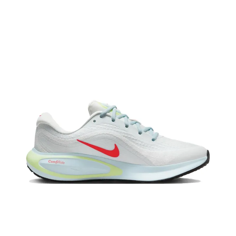 Nike Journey Run Summit White Glacier Blue Barely Volt Bright Crimson Women's-1