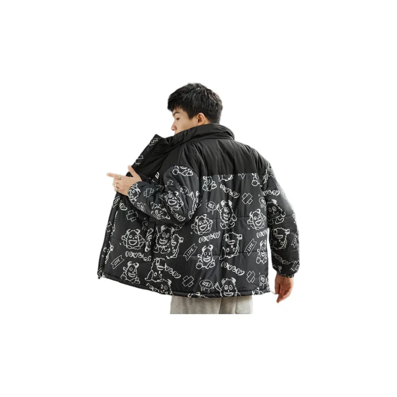 Tonlion Puffer Jacket Men's Black-1