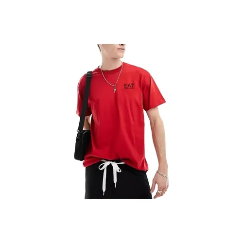 EMPORIO ARMANI EA7 T-Shirts Men Red