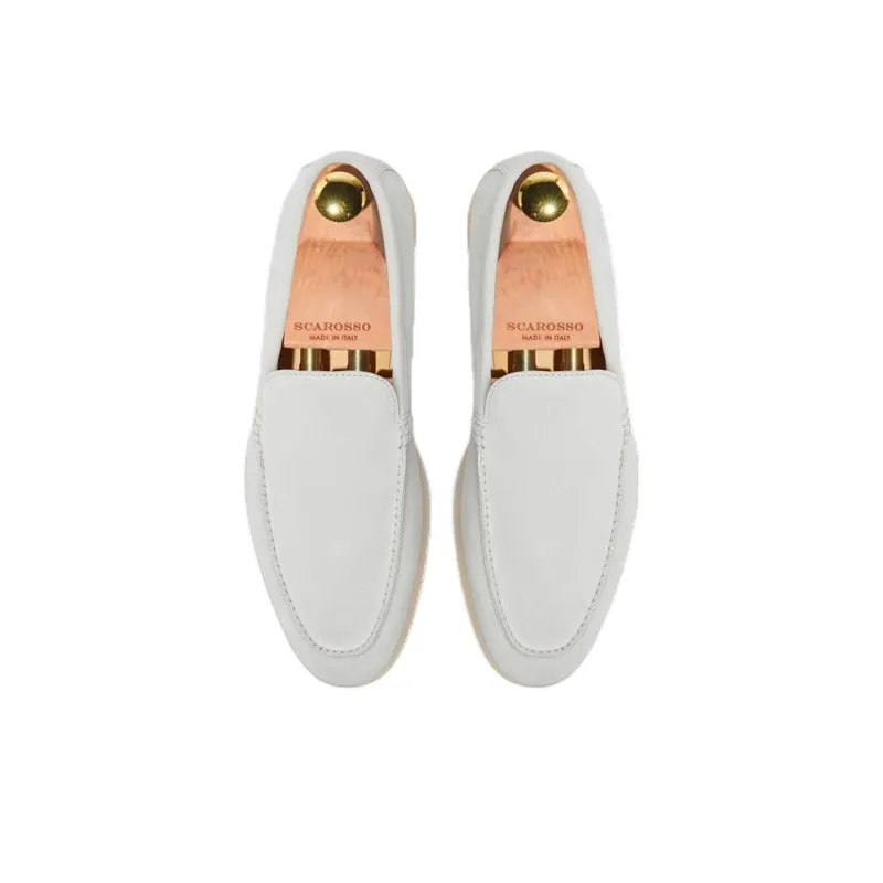 SCAROSSO Ludovico Round Toe Slip On Loafers-3