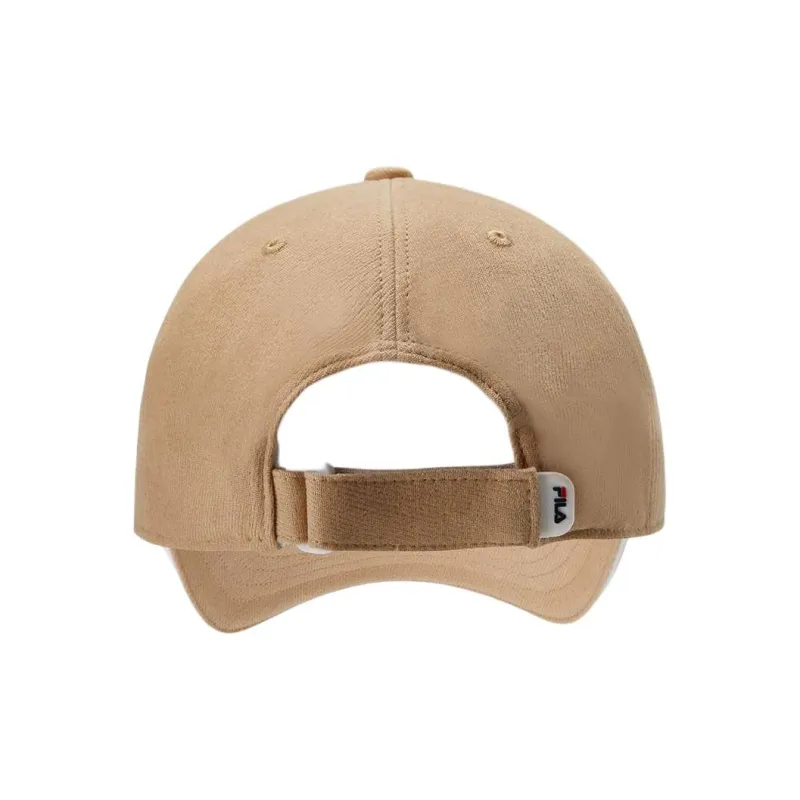 FILA Spandex Polyester Cotton Baseball Caps Kids' Khaki-2