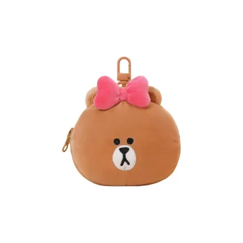 LINE FRIENDS Plush Coin Purse Bag Accessory Women's Chukuchu