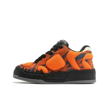 Grumpy Ram Anti-Slip And Wear-Resistant Breathable Low-Top Skateboard Shoes Unisex Orange
