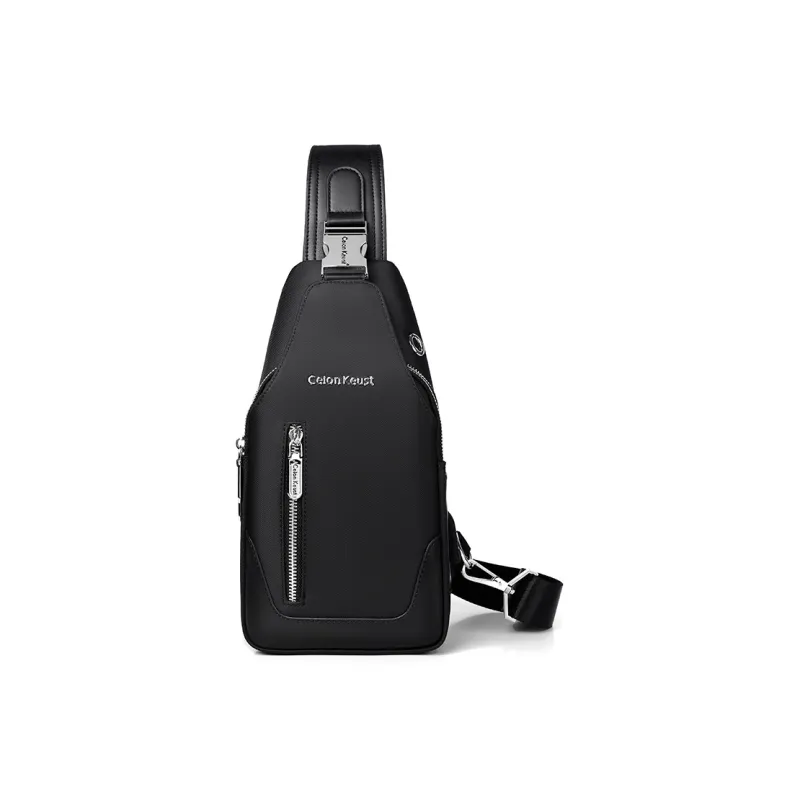 Ceion Keust Oxford One Shoulder Crossbody Bag, Sling Bag Men's Blue/Black-15