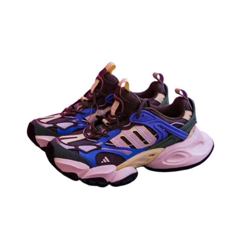 Adidas XLG RUNNER DELUXE Cushioning Wear Resistant Low Top Running Shoes Men's Multicolor-2
