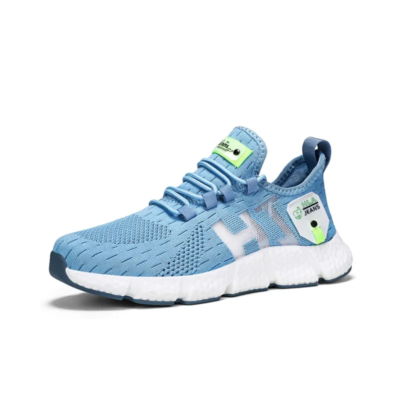 HLA JEANS Cushioning Abrasion Resistant Breathable Low Top Running Shoes Unisex-14