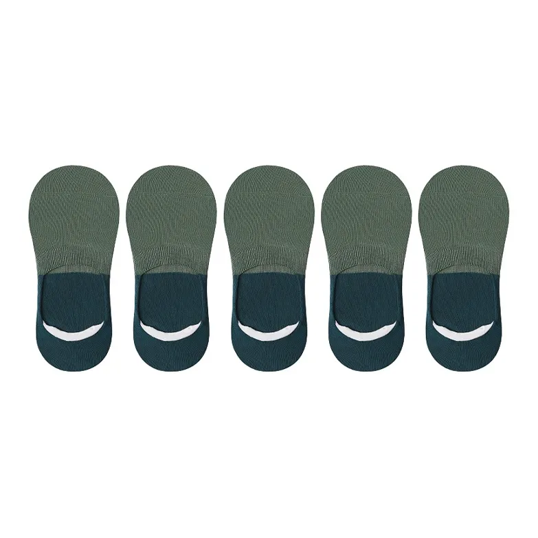 Taste The Color No Show Socks Unisex 5 Pack-24