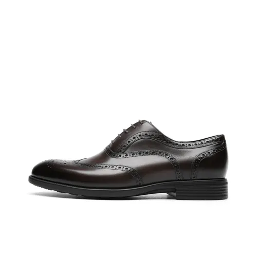 GOLDLION Dress Shoes Men Low-Top