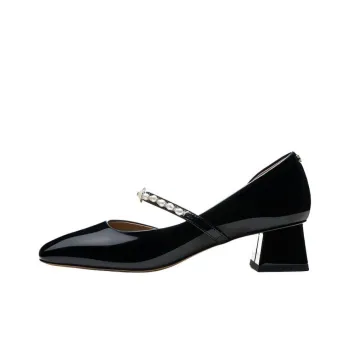 SAM EDELMAN Chunky Heel Mary Jane Shoes Women's