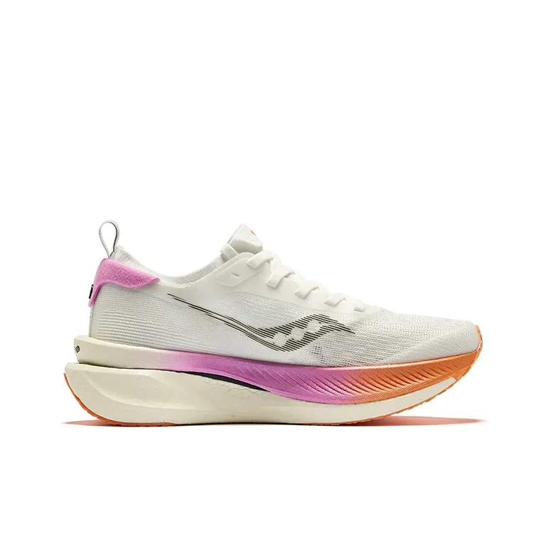 Saucony IDLING Cruise 2 Low Top Running Shoes White Purple-1