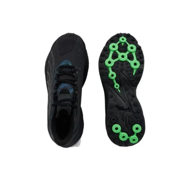 PUMA Spire Case Study Cushioning Anti Slip And Wear Resistant Low Top Casual Shoes Men's Black-3