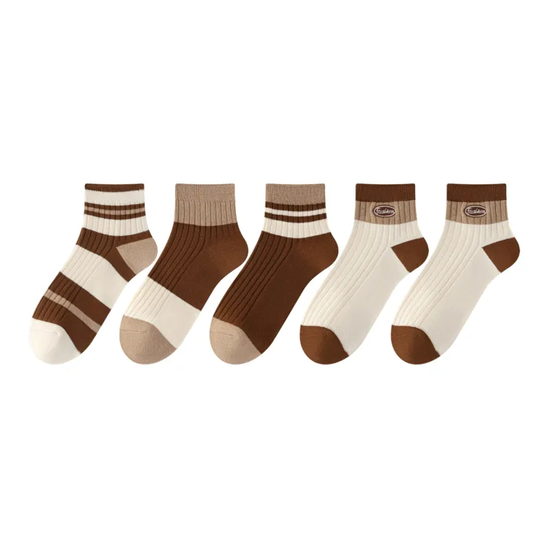 XXLLG Short Socks Women's 5 Pack-8