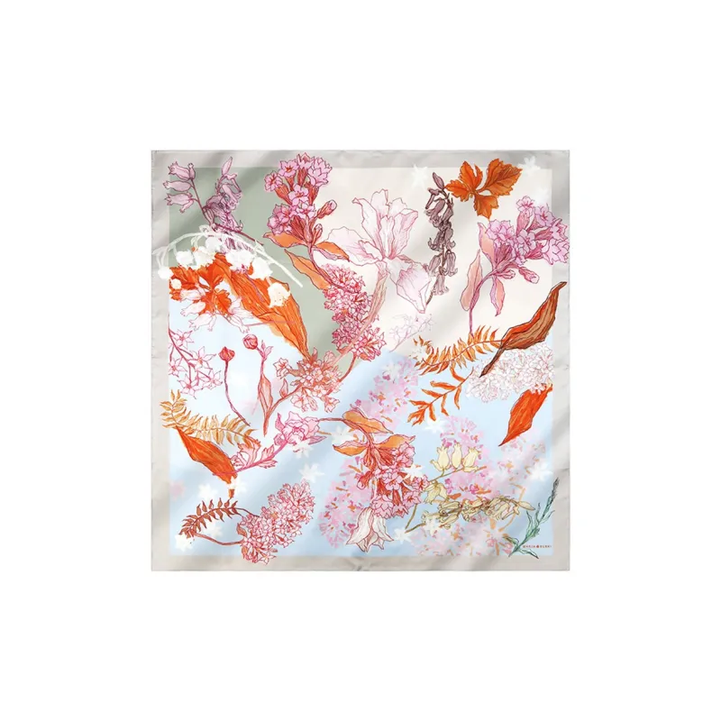MARJAKURKI Silk Scarves Women's-6