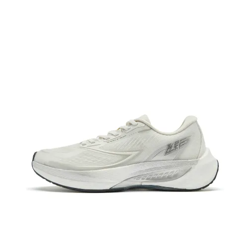 QIAODAN Flying Shadow 4.0 Running Shoes Women's Low-Top Maple White Silver