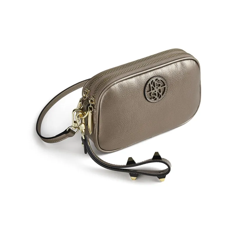 KAISER Cow Leather Crossbody Bag Regular Women's Multicolor-33