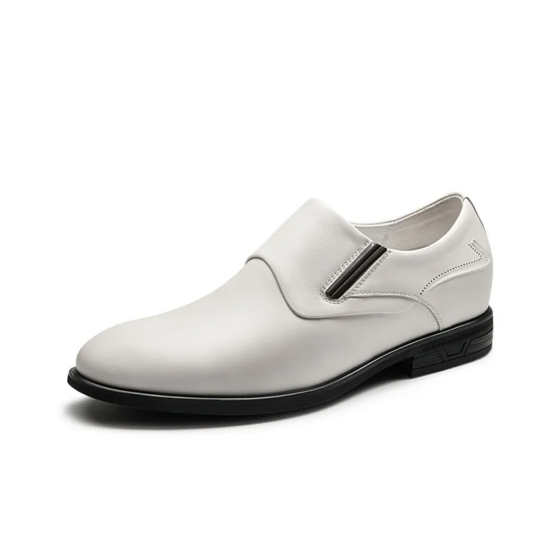 GOG Dress Shoes Men Low Top White-1