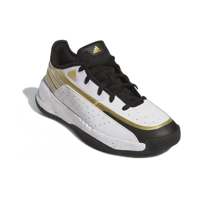 Adidas Front Court Cloud White Core Black Gold Metallic-2