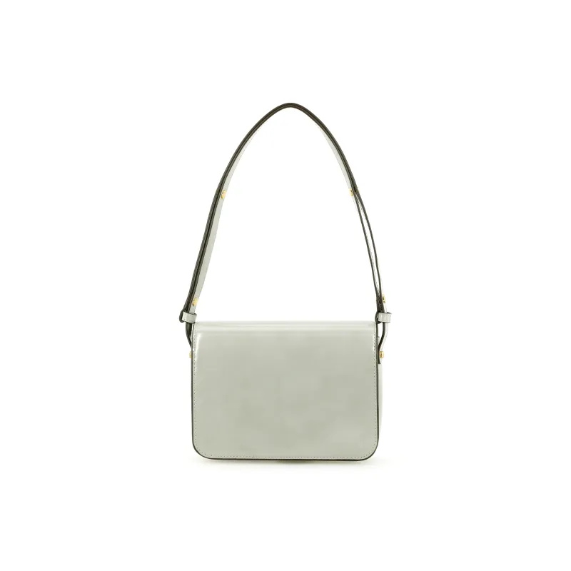 TORY BURCH Robinson Spazzolato Shoulder Bag Light Granite-2