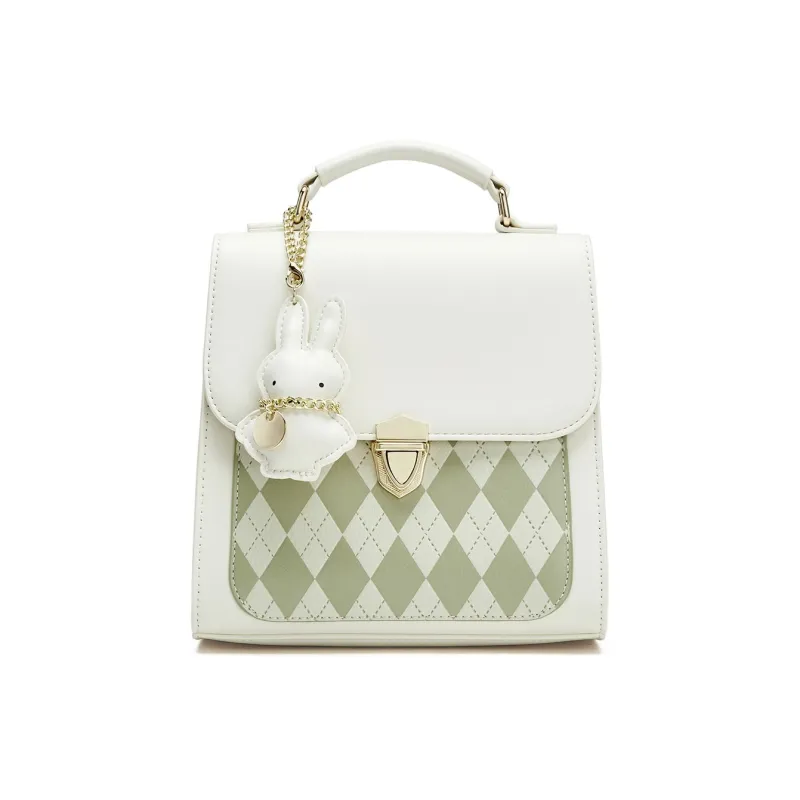 JOSINY PU Backpacks Crossbody Bags Regular Women's Light Yellow/Light Green-3
