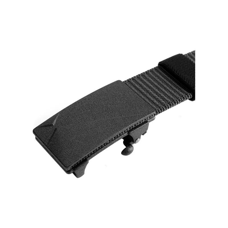 POLO Fabric Leather Belts Men's Gunmetal Width: 3.5cm-5