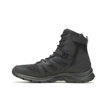 BATES Cushioning Anti-Slip And Wear-Resistant High-Top Outdoor Shoes Men's Black
