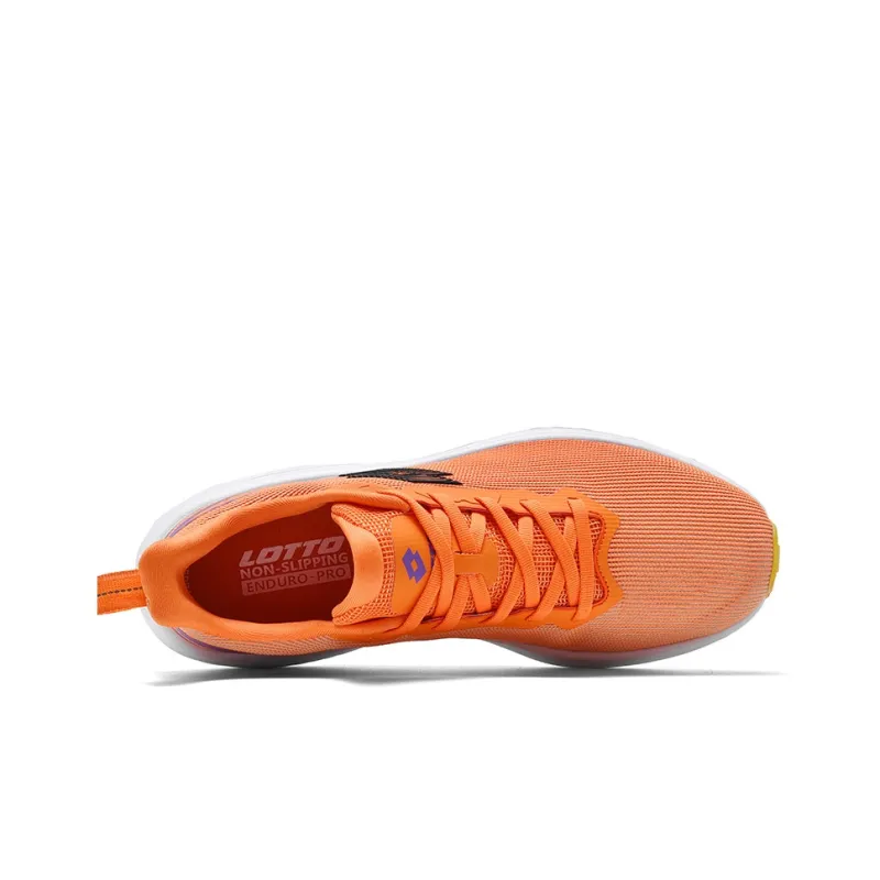 LOTTO Cushioning Anti Slip And Wear Resistant Low Top Running Shoes Women's Melon Orange-1