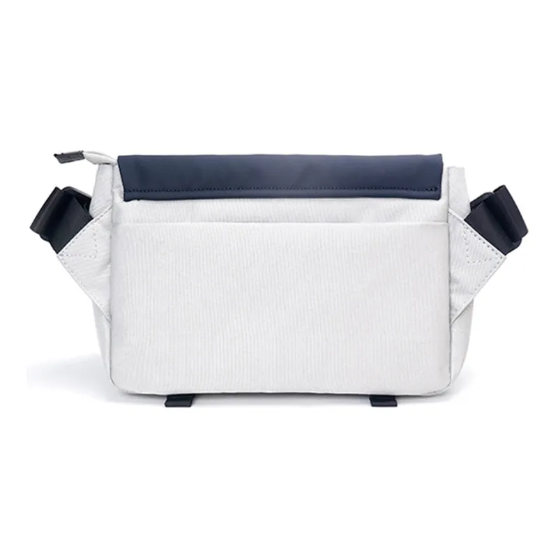 TAKI PU Fashion Casual Versatile Crossbody Bag, Shoulder Bag Unisex Black Gray/Gray Blue-7